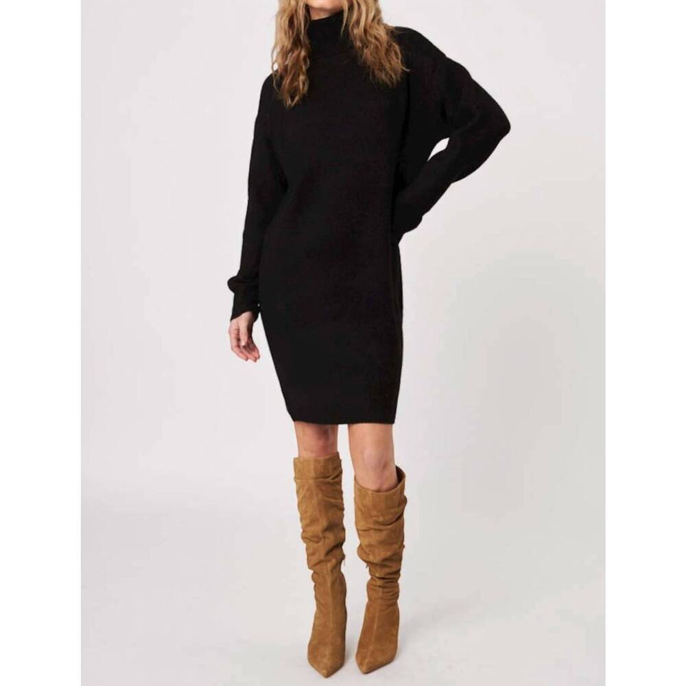 NEW JOHN + JENN kyler dress in caviar